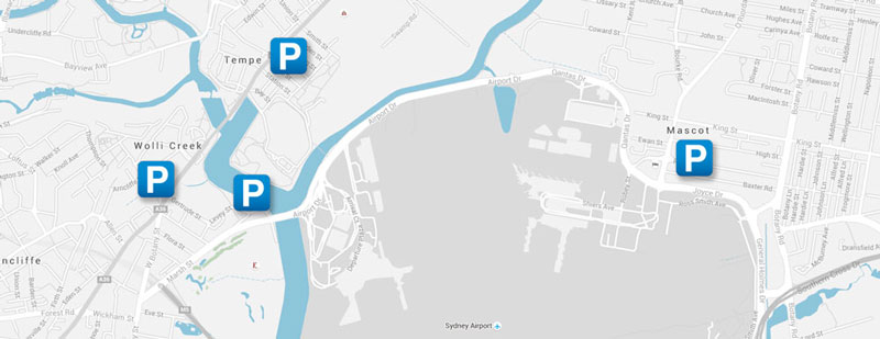 airport parking locations sydney